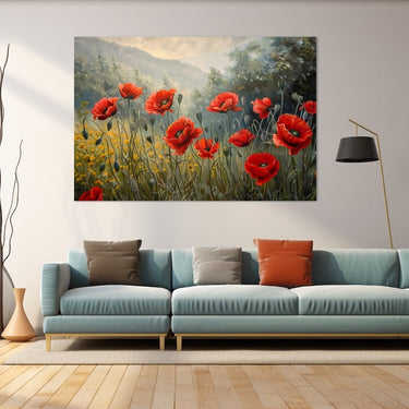 Red Poppy Canvas